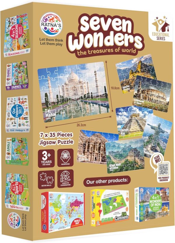 81pV3ebTs0L._AC_SL1500_.jpg 7 Wonders of The World Jigsaw Puzzle