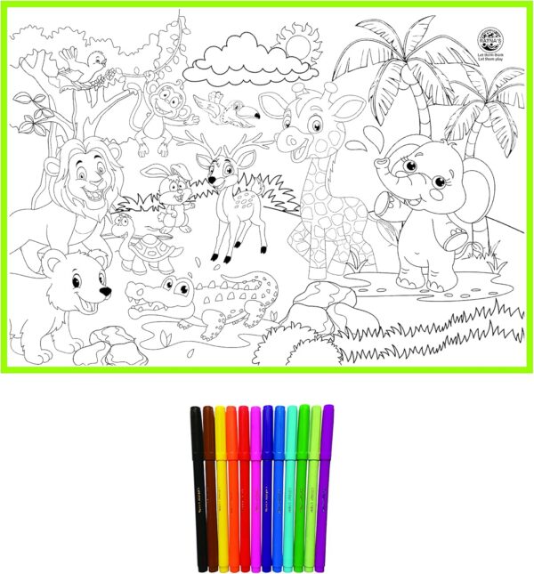 81qnTjGTYcS._AC_SL1500_.jpg My Coloring Mat Jungle