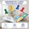 Magnetic Snakes and Ladders with Ludo
