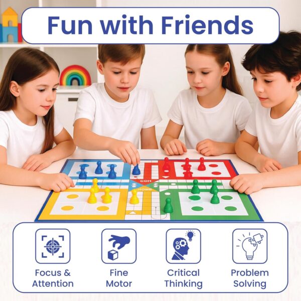 Magnetic Snakes and Ladders with Ludo