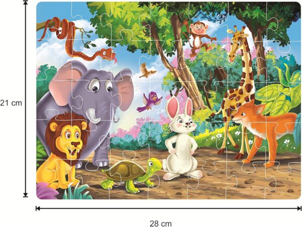 913bO4i18DL._AC_SL1500_.jpg Story Jigsaw Puzzle Hare and Tortoise