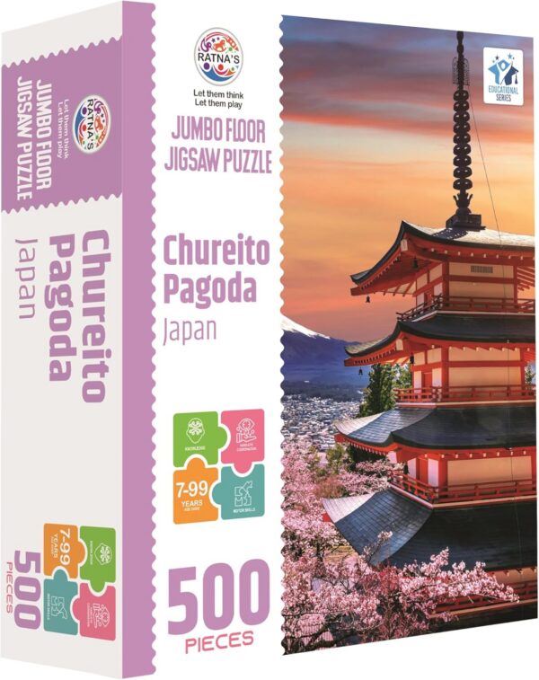 91HFVvzxJfL._AC_SL1500_.jpg Chureito Pagoda Japan Jigsaw Puzzle