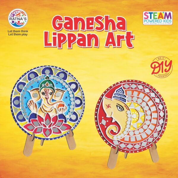 91STXQK6GEL._AC_SL1500_.jpg Ganesha Lippan Art DIY Craft Kit