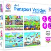 91WSdIPZzL._AC_SL1500_.jpg 4 in 1 Transport Vehicles Jigsaw Puzzle