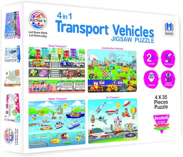 91WSdIPZzL._AC_SL1500_.jpg 4 in 1 Transport Vehicles Jigsaw Puzzle