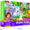 91aZjpAR-L._AC_SL1500_.jpg Story Jigsaw Puzzle Hare and Tortoise