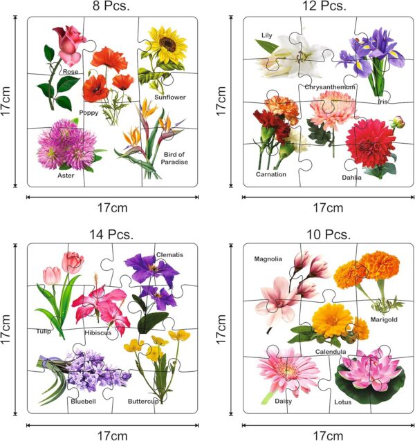 Educational Flower Puzzle