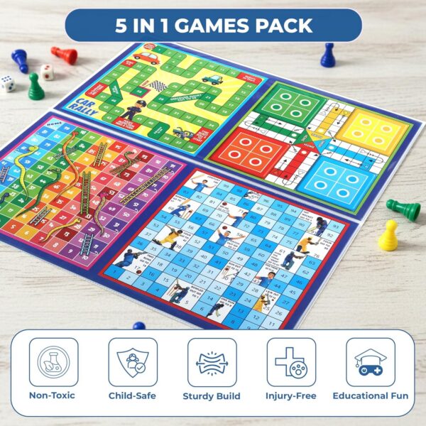 91xeoCoAOeL._AC_SL1500_.jpg Business Junior Coins 5 in 1 Board Game Set