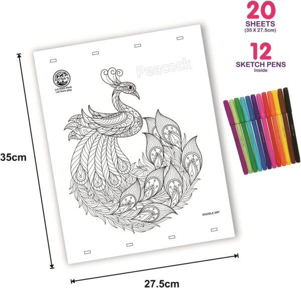 Doodle Art Colouring Kit