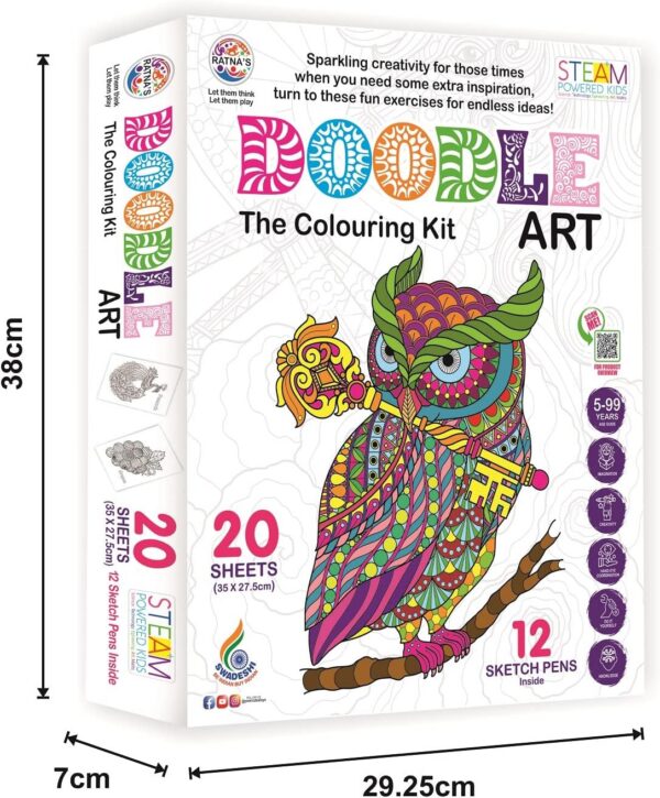Doodle Art Colouring Kit