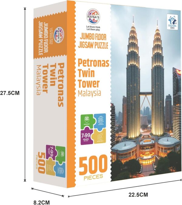 A1pUGDTk4pL._AC_SL1500_.jpg Petronas Twin Tower Malaysia Jumbo Floor Puzzle